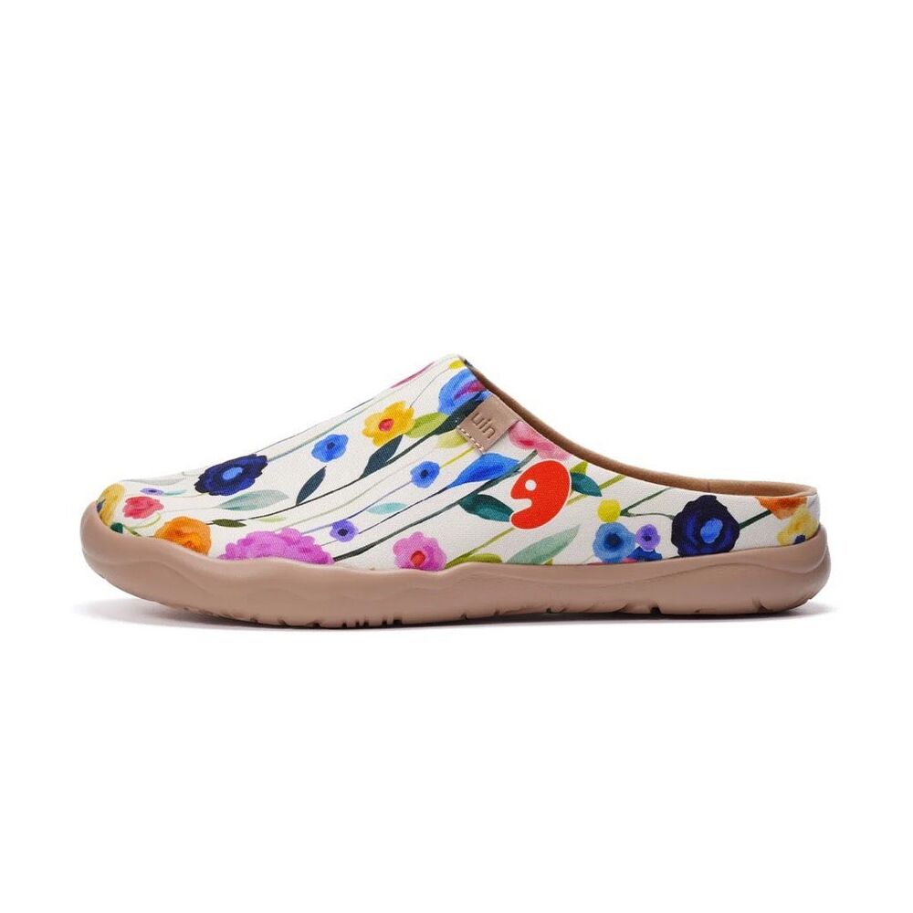 UIN Women's Comfort Shoes Casual slippers (RICH BLOOMS MALAGA) - Picture 4 of 5